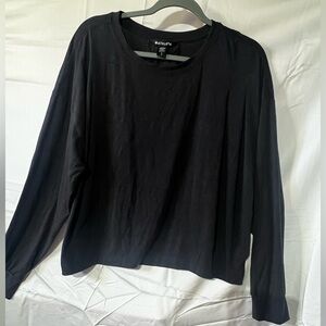 Athleta Black Long Sleeve Top